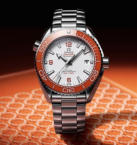 omega seamaster 600m orange bezel|omega seamaster planet ocean chrono.